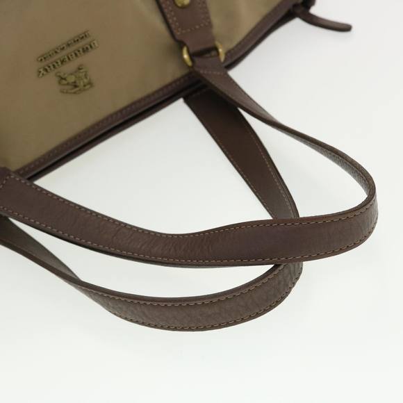 BURBERRY Hand Bag Nylon Khaki Auth 39395 - Picture 7 of 16